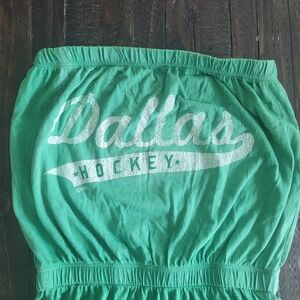 Dallas Stars Green Sleeveless Dress Women's Size Small